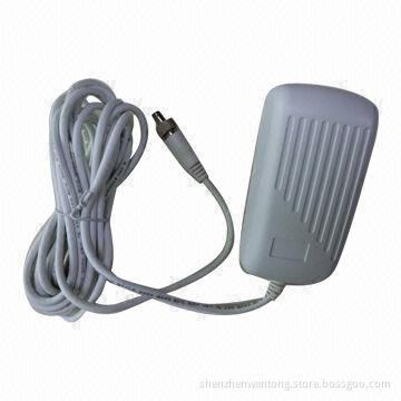 AC/DC switching adapter, WT-12V 2.5A with USA plug white color -1